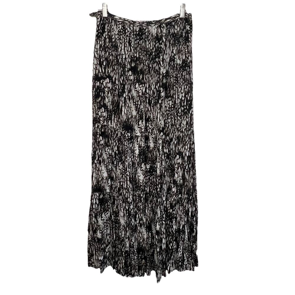 Peruvian Connection Women's Midi Skirt US Size 4 A-Line Animal Print Modest W13